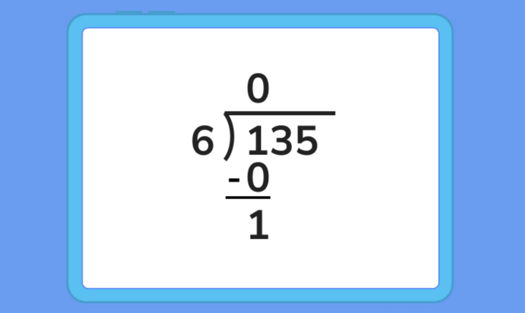 long division problem
