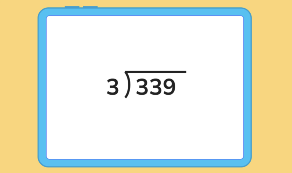 long division example 1